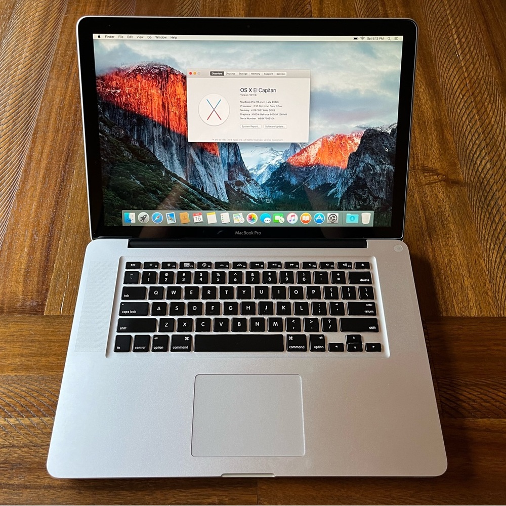 15” Apple MacBook Pro Laptop